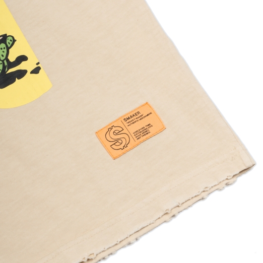 $MAKER TRAP HOUSE TEE IN TAN