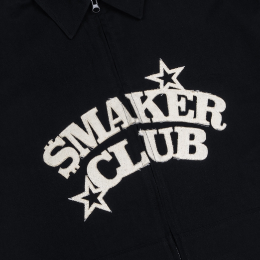 RAW SMAKER KHAKI BOXY SHIRT IN BLACK