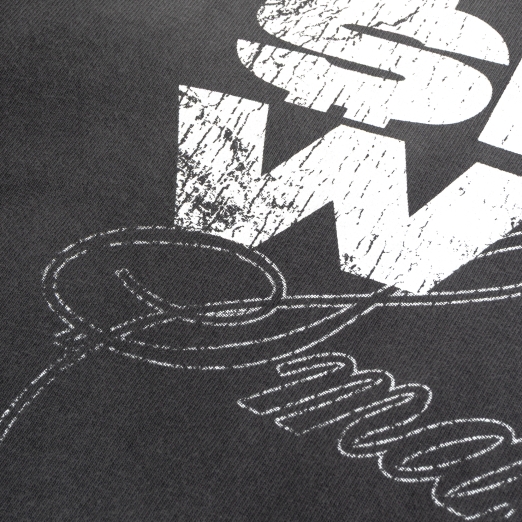 SINNER WORLD WASHED TEE IN GREY