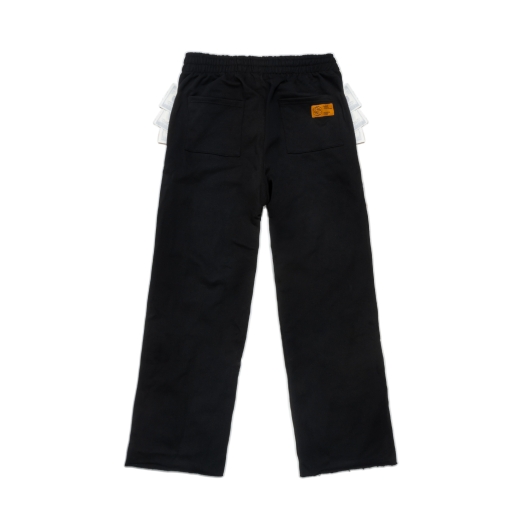 2 POCKETS FULL SWEAT PANTS IN BLACK