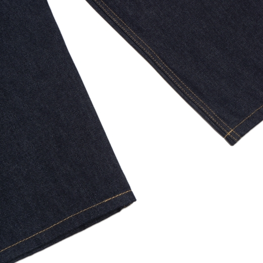 LOGO RAW DENIM JEANS