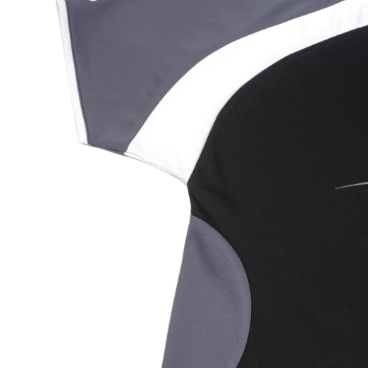 $MAKER SPEEDWAY SOCCER JERSEY IN BLACK/GREY