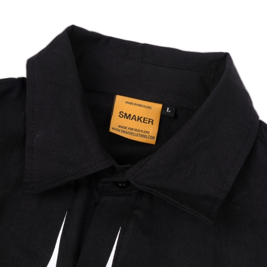 BIG LOGO KHAKI SHIRT IN BLACK