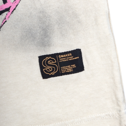 PATH TO RICHES WASHED TEE IN TAN