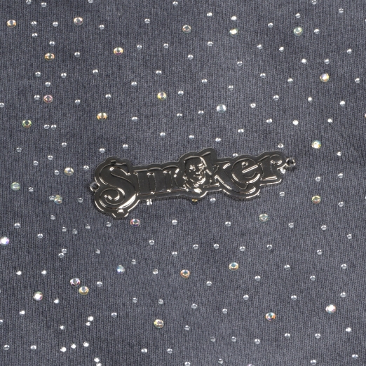 ICED OUT WASHED HOODIE IN GREY