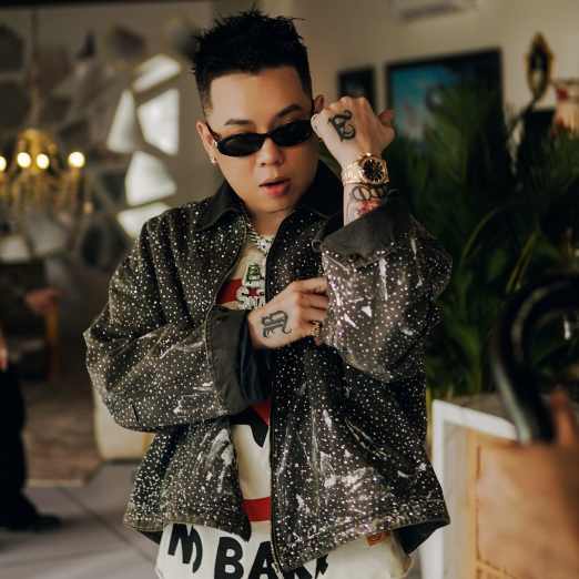 $MAKER $TUDIO $WAROVSKI WASHED WORKER JACKET IN GREY