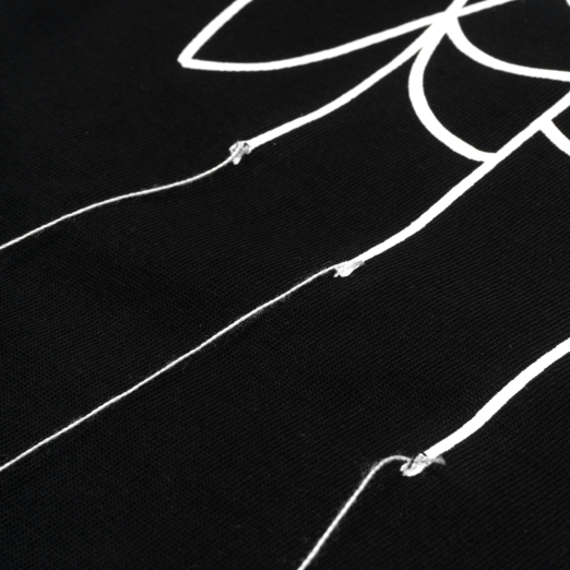 SMAKER SPIDER TEE IN BLACK