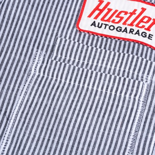 HUSTLER AUTOGARAGE STRIPE SHIRT