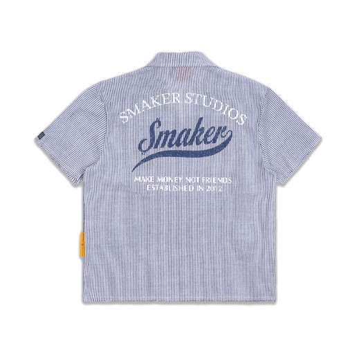 HUSTLER AUTOGARAGE STRIPE SHIRT