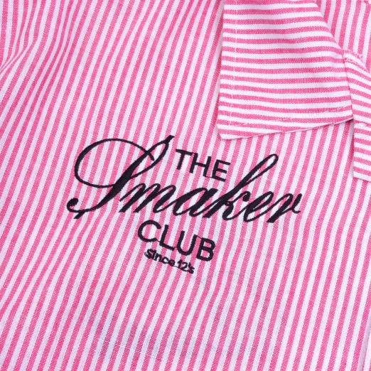 IN SHAWTY WE DONT STRIPE SHIRT IN PINK