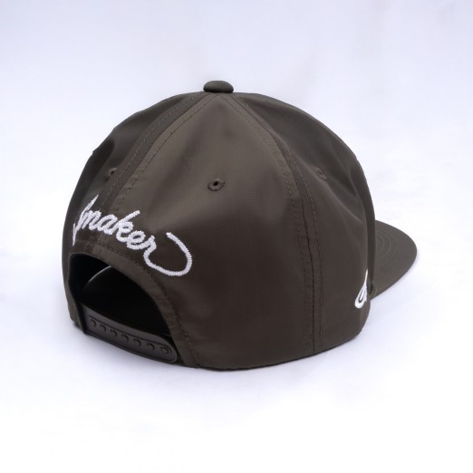 GAGNER DE LARGENT NYLON SNAPBACK IN OLIVE