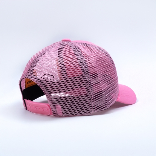 MAKE A BIH PAY AGAIN TRUCK HAT IN PINK