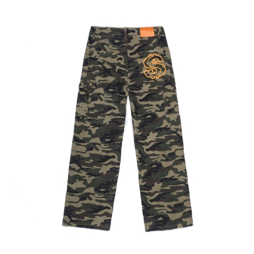 CAMO DOUBLE KNEES PANTS