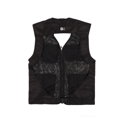 UTILITY VEST JACKET IN BLACK V2
