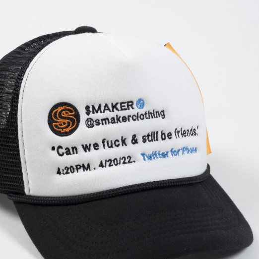 STILL BE FRIENDS TRUCK HAT IN BLACK