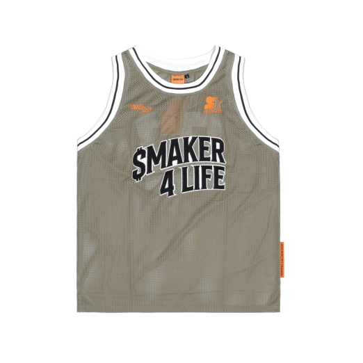 JERSEY BASKETBALL TEE IN OLIVE