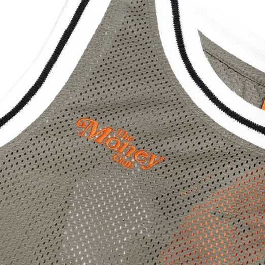 JERSEY BASKETBALL TEE IN OLIVE