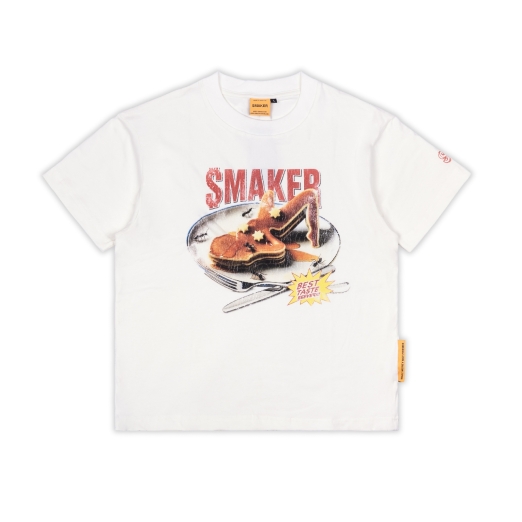 PANCAKE TEE IN WHITE
