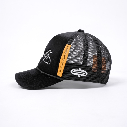 $4L TRUCK HAT IN BLACK VELVET