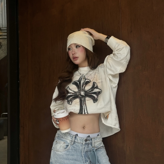 GODS PLAN SWEATER IN CREAM