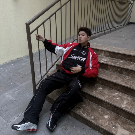 RACING TEAM JACKET IN RED