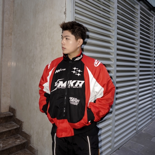 RACING TEAM JACKET IN RED