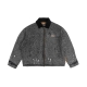 $MAKER $TUDIO $WAROVSKI WASHED WORKER JACKET IN GREY