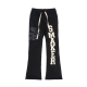 PATCH LOGO SWEAT PANTS IN BLACK