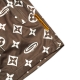 "PATTERN LOGO" MESH SHORT IN BROWN