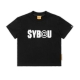 $YBAU TEE IN BLACK