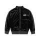LOGO VELVET JACKET IN BLACK
