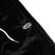 LOGO VELVET PANTS IN BLACK