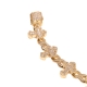 ICED OUT CROSS CUBAN LINKS BRACELET