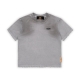 LOGO ESSENTIALS TEE IN WASHED GREY