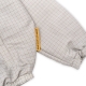 $MAKER4LIFE CHECKERED NYLON JACKET IN CREAM