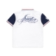 LOGO ZIP POLO IN WHITE