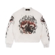 $4L SKULLS SWEATER IN CREAM