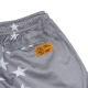 STARS MESH SHORT IN GREY