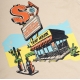 $MAKER TRAP HOUSE TEE IN TAN
