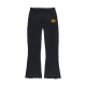 SMAKER FLAME FLARE SWEAT PANTS IN BLACK 