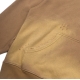 METAL LOGO WASHED HOODIE IN BROWN