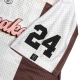 24 MESH JERSEY IN STRIPE WHITE/ BROWN