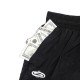 2 POCKETS FULL NYLON SHORTS IN BLACK