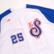 THE $ BASEBALL JERSEY IN WHITE