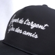 GAGNER DE LARGENT NYLON SNAPBACK IN BLACK