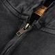 $MAKER WEB DOUBLE ZIPS WASHED HOODIE IN GREY
