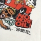 NO MORE OIL WASHED TEE IN WHITE VER. 2