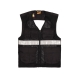 UTILITY VEST JACKET IN BLACK V2