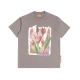 FLOWERS 4 U TEE IN BROWN