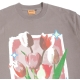 FLOWERS 4 U TEE IN BROWN